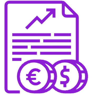 Tariff sheet with coins